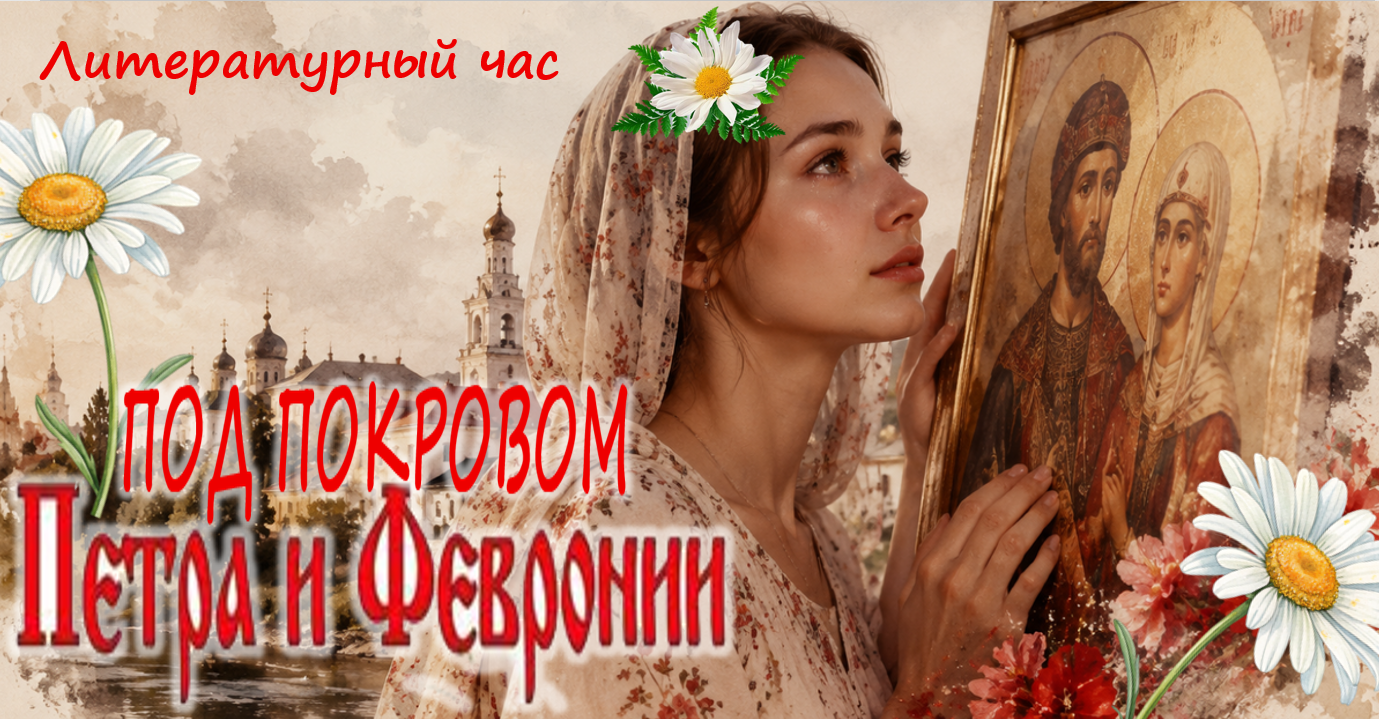 Литературный час "Под покровом Петра и Февронии".